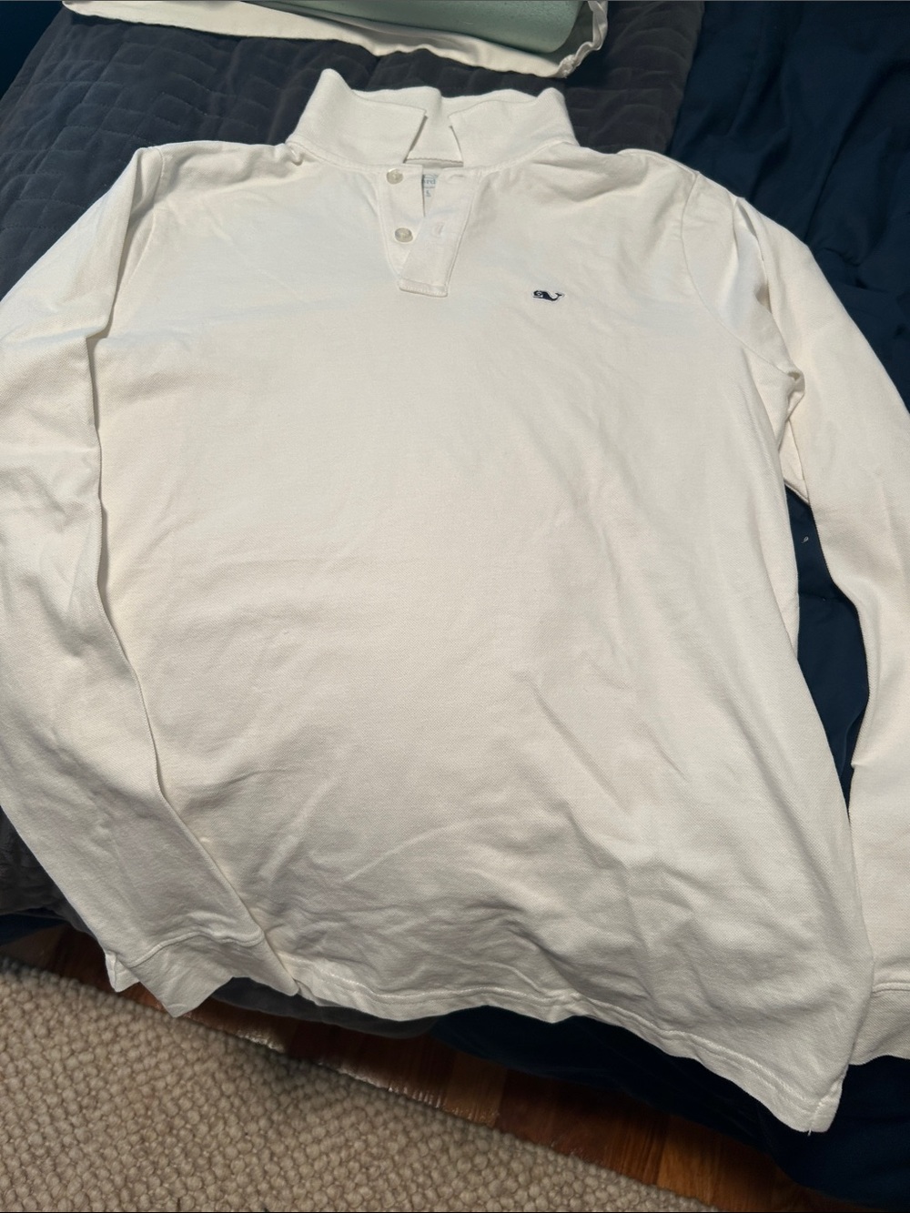 Boys Vineyard Vines White Long-Sleeve Shirt